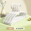 Percha de Plástico Semi-Circular de Hombro Ancho Antideslizante para Uso Doméstico, Percha Anti-Golpes para Ropa, Percha Doble Gruesa de Hombro Estrecho