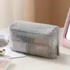 Bolsa de almacenamiento portátil multifuncional, neceser, estuche de malla para gafas, estuche para lápices, bolsa de almacenamiento colgante de gran capacidad
