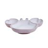 Vajilla infantil al por mayor en stock plato de cangrejo lindo tazón suministros materno-infantiles plato de silicona de grado alimenticio tazón para suplemento alimenticio