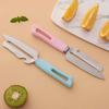 Mini Cuchillo Portátil para el Hogar, Pelador de Melón y Frutas, Gadget de Acero Inoxidable, Cuchillo Multifuncional para Frutas