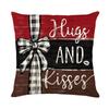 Nueva funda de almohada estampada Temu para San Valentín, decoración navideña para el hogar, funda de cojín para sofá o sala de estar, funda de almohada para la mesita de noche.
