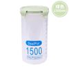 Frasco de plástico transparente sellado para refrigerador, recipiente para conservar la frescura, caja para almacenar granos de cocina, recipiente para almacenar alimentos