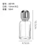 Frascos de Perfume Atacado 50/100ml Frascos de Perfume Pequenos Frascos Recarregáveis Tampa Spray Frascos de Vidro em Estoque Frascos Recarregáveis Transparentes