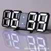 Reloj Digital LED 3D Inteligente Reloj Despertador Electrónico Transfronterizo Reloj de Pared para Sala de Estar Temperatura Interior