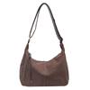 Bolso Tote de Ante Bolso Simple Grande Bolso de Hombro de Gran Capacidad para Mujer Otoño e Invierno 2024 Nuevo Bolso Bandolera para Viajes