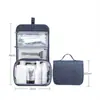 Bolsa de higiene pessoal com separação seco-molhado, grande capacidade, portátil para viagem, adequada para homens e mulheres, bolsa de maquiagem para viagem de negócios, bolsa de armazenamento à prova d'água