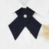 Pajarita Uniforme Escolar Pajarita Flor Estilo Coreano Jk Cruz Rojo Vino Negro Camisa de Estudiante para Hombres y Niñas Pajarita