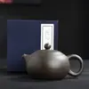 Bule Roxo Termocrômico Xishi Fengming Pot Conjunto de Chá Kung Fu Bule Doméstico Bule Longfeng Fabricante de Chá Frio