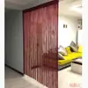Cortina de Fio Decorativa com Contas de Cristal Tela Criptografada Cortina de Entrada Divisória de Sala de Estar Cortina Suspensa Sem Furos Quarto Moderno Varanda