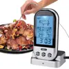 Termómetro para Barbacoa de Alimentos Cocina Pantalla Digital Sonda para Horno Termómetro Alimentos Bistec Vino Tinto Barbacoa Preciso Hogar
