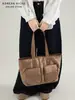 Bolso de Hombro Versátil y Sencillo de Nailon con Múltiples Bolsillos Moda Femenina Casual Gran Capacidad Bolso de Mano para Viajes y Escuela Mujeres
