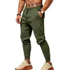 Pantalones de chándal largos casuales, cómodos, transpirables, con cordón, para atar en el tobillo, para hombre, europeos y americanos, transfronterizos, Amazon, al por mayor, en stock
