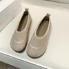 Zapatos Planos de Verano 2025, Estilo Nuevo, sin Cordones, Puntiagudos, con Pedrería, para el Trabajo, de Boca Baja, Moda y Cómodos