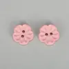 Botones Nuevos de Resina con Flores de Colores, Botones Lindos de Dibujos Animados para Coser a Mano de Niños, Botones Decorativos de Cuatro Agujeros para Suéteres y Cárdigans
