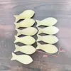 Material de Pintura DIY Embryón de Madera para Comestibles Adornos de Animales Lindos Decoración de Escritorio para el Hogar Embryón Blanco Embryón Rugoso Original