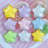 Color Transparente Fino Flash Estrella de Cinco Puntas Accesorios de Resina DIY Funda para Teléfono Horquilla Vaso de Agua Hebilla para Zapatos Accesorios Estrellas