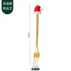 Productos de Acero Inoxidable Café Cucharita Alto Valor de Color Postre para Niños Revuelve Helado Helado Dibujos Animados Vajilla Navideña