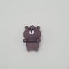 Señal de estacionamiento de muñeca de dibujos animados en 3D, muñeca de goma suave, cerdo acostado, muñeca de gato de la fortuna, en stock, venta al por mayor, gran suministro