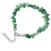 Pulsera de Grava de Ágata de Cristal Natural Transfronteriza Piedra Irregular Cierre de Langosta Accesorios de Joyería DIY
