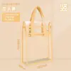 Bolsa Transparente de PVC para Tutorías, Bolsa para Documentos, Bolsa de Examen para Estudiantes de Alta Calidad, Bolsa Portátil para Libros, Bolsa de Almacenamiento Impermeable
