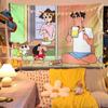 Crayon Shin-Chan Pano de Fundo Decoração Arranjo Foto Fofo Desenho Animado Pano Pendurado Quarto Dormitório Cama Reforma Pano de Parede Tapeçaria