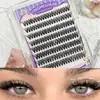 Caja de Regalo para Pestañas Postizas Transfronterizas Empaque Ocho Filas Yf70 Imitación Natural Estilo Cómico Pestañas Postizas Naturales Sin Pegamento Pestañas Postizas