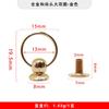 Accesorios de bricolaje hechos a mano al por mayor de fábrica, anillo de monje de 8/9 mm, clavo para pezón, accesorios para equipaje, zapatos de senderismo con hebilla
