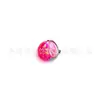 Brincos de Nariz com Haste de Titânio F136 Opala Gelatinosa Aurora Bola Piercing Corporal de Liga de Titânio G23 Haste de Osso da Orelha