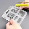 Pegatina Desechable Autoadhesiva para Desagüe de Piso, Malla Filtro de Cabello Antiatascos, Red de Drenaje a Prueba de Insectos para Fregadero de Cocina de Baño