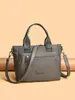 Bolso de Hombro de Tela Oxford para Mujer, Bolso de Mano Versátil Impermeable de Nylon, Bolso Cruzado Estilo Mamá, Bolso de Lona Elegante y Sencillo para el Trabajo