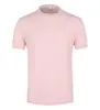 Camiseta de manga corta con cuello redondo, de malla de nylon tipo mariposa, tecnología de secado rápido y tacto frío, transpirable y cómoda, unisex, con bordado estampado