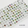 Broca para Cubitos de Hielo Dongzhou Broca de Cubo de 4 mm Huazi 4841 Mismo Estilo Cristal K9 de Alta Calidad Accesorios para Uñas Planos