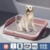 Banheiro para cães plano extra grande, anti-vazamento de fezes, banheiro para cães com cerca alta para cães pequenos, médios e grandes, evita respingos, tamanho extra grande para cães grandes