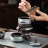 2026 Nuevo Modelo Juego de Té Automático de Arcilla Púrpura Set Caja de Regalo para Uso en Casa, Tetera de Cerámica Kung Fu Completa Regalo de Negocio