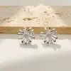 Pendientes de Tachuela de Fuegos Artificiales Sencillos de Moda Versátiles de Metal Joyería de Diseño de Nicho de Gama Alta