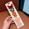 Pinzas para el Cabello de Alta Gama Estilo Bosque Que No Pellizcan la Cabeza, Pinzas para el Cabello Dulces de Dibujos Animados, Pinzas para el Cabello de Moño para Niñas Pequeñas, Accesorios para el Cabello Sin Costuras