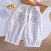 Conjunto de ropa de verano para niñas, de algodón, manga corta, con dibujos animados, ropa infantil, camiseta casual de manga corta + pantalones de verano