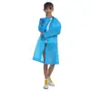 Impermeable de EVA para niños no desechable al por mayor Estudiantes de primaria a prueba de viento impermeable engrosado moda una pieza impermeable desechable
