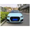 Adecuado para Audi A3 modificado RS3 surround 17 18 19 20 A3 S3 actualizado RS3 contorno de parachoques delantero cara frontal