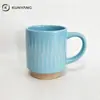 Taza de cerámica a cuadros en relieve vintage, multicolor, alto valor estético, taza de desayuno, taza de regalo, venta al por mayor, se puede imprimir con logo