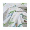 Algodón Peinado Cuadros Pequeños Estampados Gasa Pijamas de Bebé Toalla Envolvente Gasa Toalla de Baño Pañal Tela para Babear Bebé