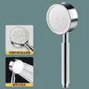 Conjunto de chuveiro em aço inoxidável 304 para uso doméstico, apresentando uma mangueira de chuveiro manual e um chuveiro de teto para maior pressão de água