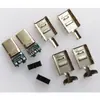 Conector macho y hembra TYPE-C USB 3.1 de doble cara positivo y negativo con placa PCB separación de línea clave DIY