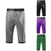 Comércio Exterior Transfronteiriço 2026 Shorts Casuais Masculinos Slim Fit Primavera e Outono Estilo Europeu e Americano Calças Brilhantes Amazon