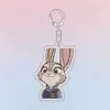 Zootopia Nick Zorro Judy Coneja Perezoso Oveja Acrílico Mochila de Alta Calidad Colgante Lindo Regalo Mercancía