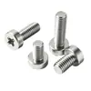 Atacado do Fabricante Parafusos de Cabeça Panela Phillips de Aço Inoxidável 304, Parafusos Mecânicos Phillips de Cabeça Baixa Anti-Afrouxamento, Parafusos M2-M8
