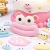 Día del Niño Feliz Dibujo Animado Divertido Plástico Blando Ojos Grandes Boca de Salchicha Cumpleaños Decoración de Cupcake Adorno Inserto