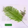 Fundo fotográfico minimalista ins coreano com simulação de planta tropical, folhas de árvore, adereços de decoração de alimentos