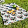 Fabricante Especializado en Tapetes de Picnic para Exteriores, Estilo Pintura al Óleo, Atmósfera Retro Americana, Estilo de Campamento, Tapetes Espesos para Salidas, Tapetes de Playa