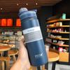 Taza de vacío Taishuo para estudiantes hombres y mujeres, taza de agua portátil sencilla de acero inoxidable, botella de agua deportiva portátil de gran capacidad, hervidor